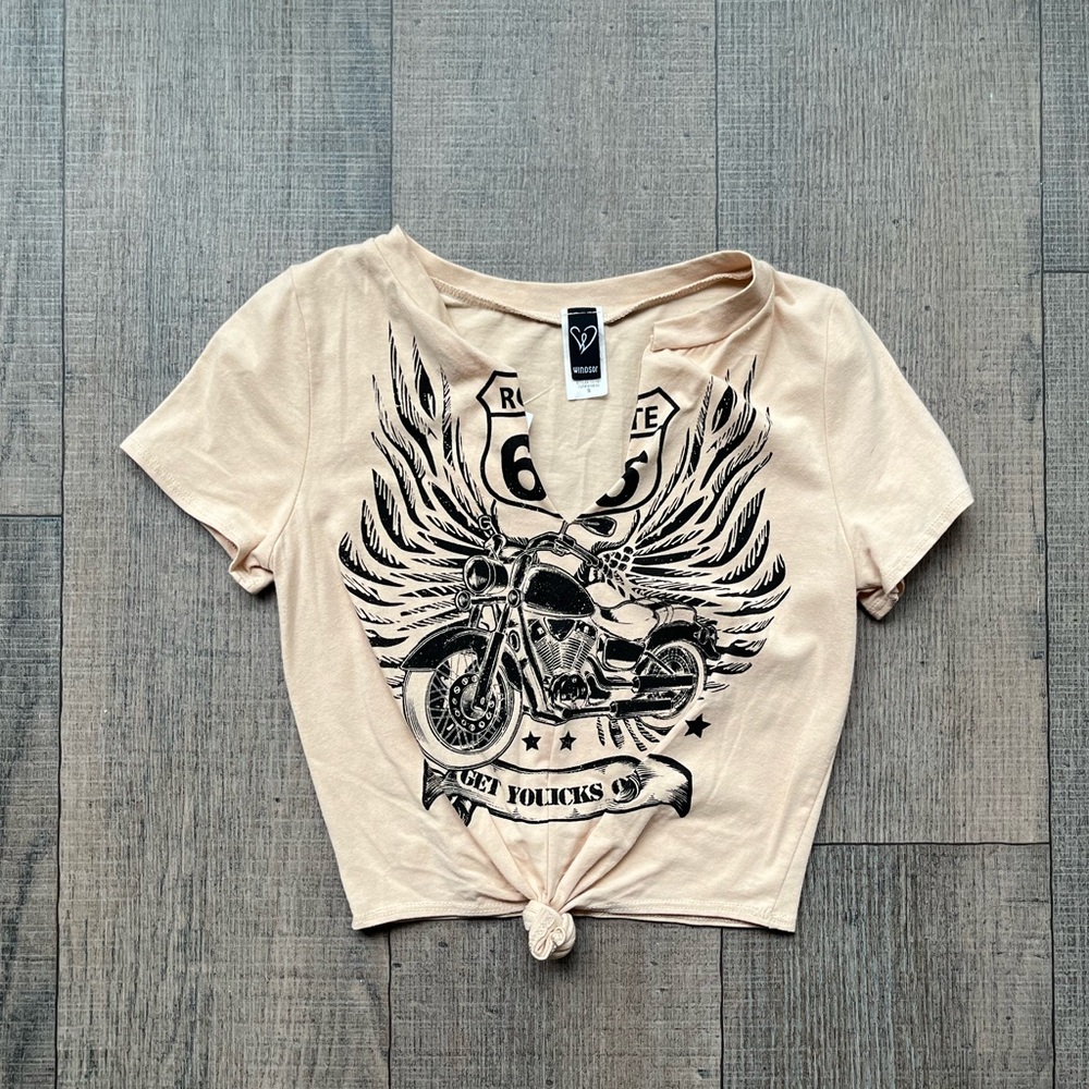 Motorcycle baby tee